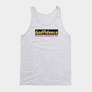 Godfidence - Christian Saying Tank Top